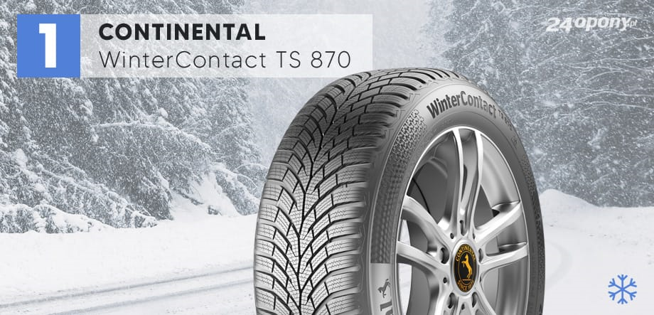 Continental WinterContact TS 870 zwycięzcą testu opon zimowych ADAC w rozmiarze 205/55 R16