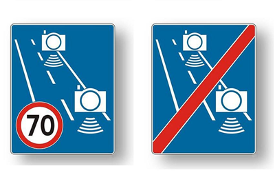 Odcinkowy pomiar prędkości - nowe znaki drogowe!