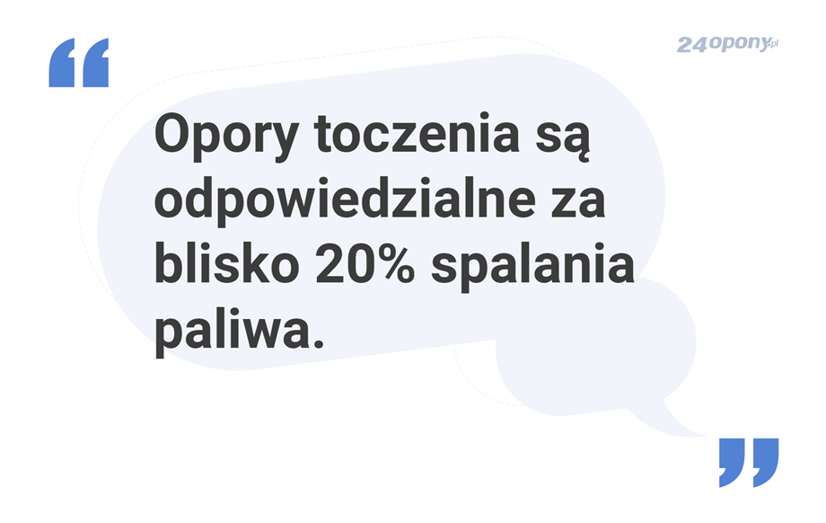 Wpływ oporu toczenia na spalanie paliwa