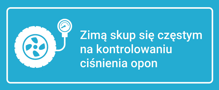 Postaw na częstą kontrolę stanu ciśnienia w swoich oponach zimowych