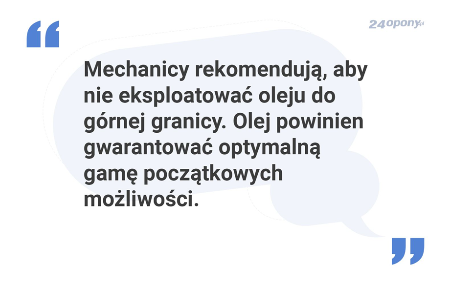 Olej silnikowy a górna granicy eksploatacji