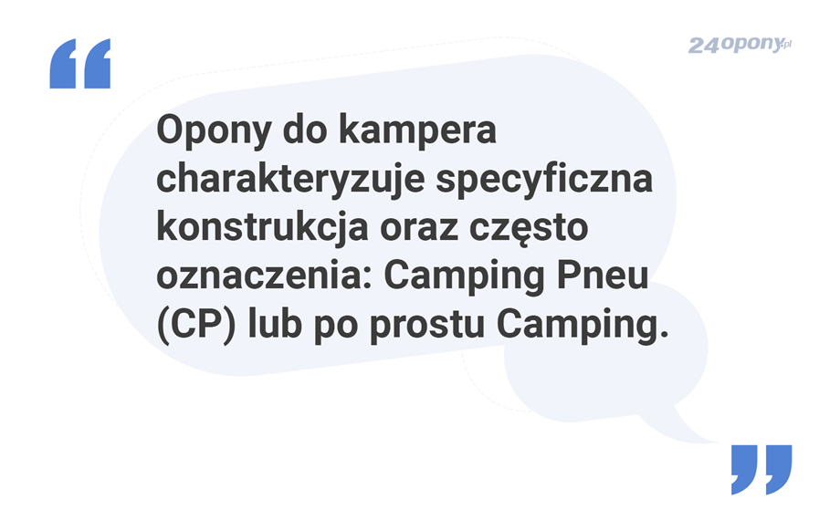 Opony do kampera a oznaczenia