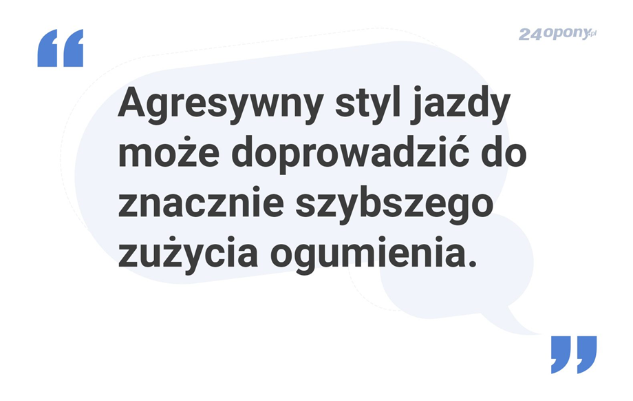 Agresywny styl jazdy a żywotność opon