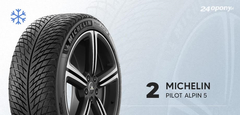 Opona Michelin Pilot Alpin 5 uplasowała się na drugim miejscu