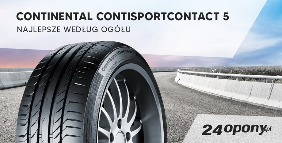 Opona Continental ContiSportContact 5 – najlepsze według ogólnej klasyfikacji 