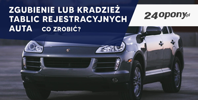 Zgubienie lub kradzież tablic rejestracyjnych auta - co zrobić?