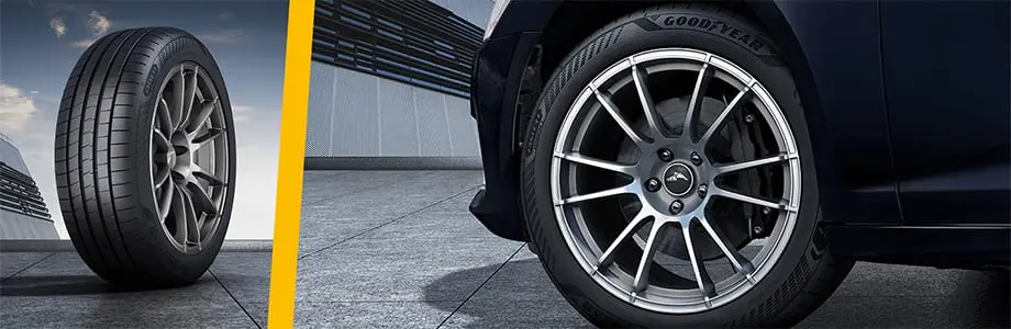 Goodyear Eagle F1 Asymmetric 6 w sportowym samochodzie