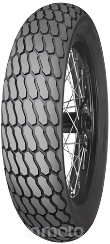 Mitas Flat Track 130/80-19 TT SUPER SOFT NHS ORANGE-GREEN STRIPE