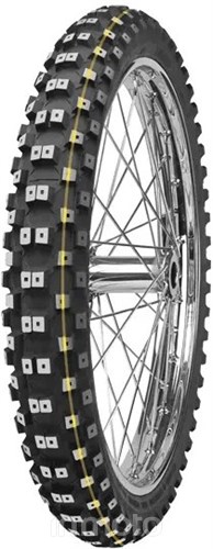 Mitas C-17 DAKAR 90/90-21 54 R Front TT  YELLOW STRIPE