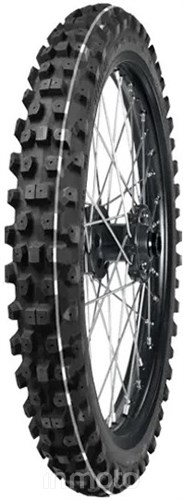 Mitas XT-434 Winter 80/100-21 51 M Front TT WHITE STRIPE